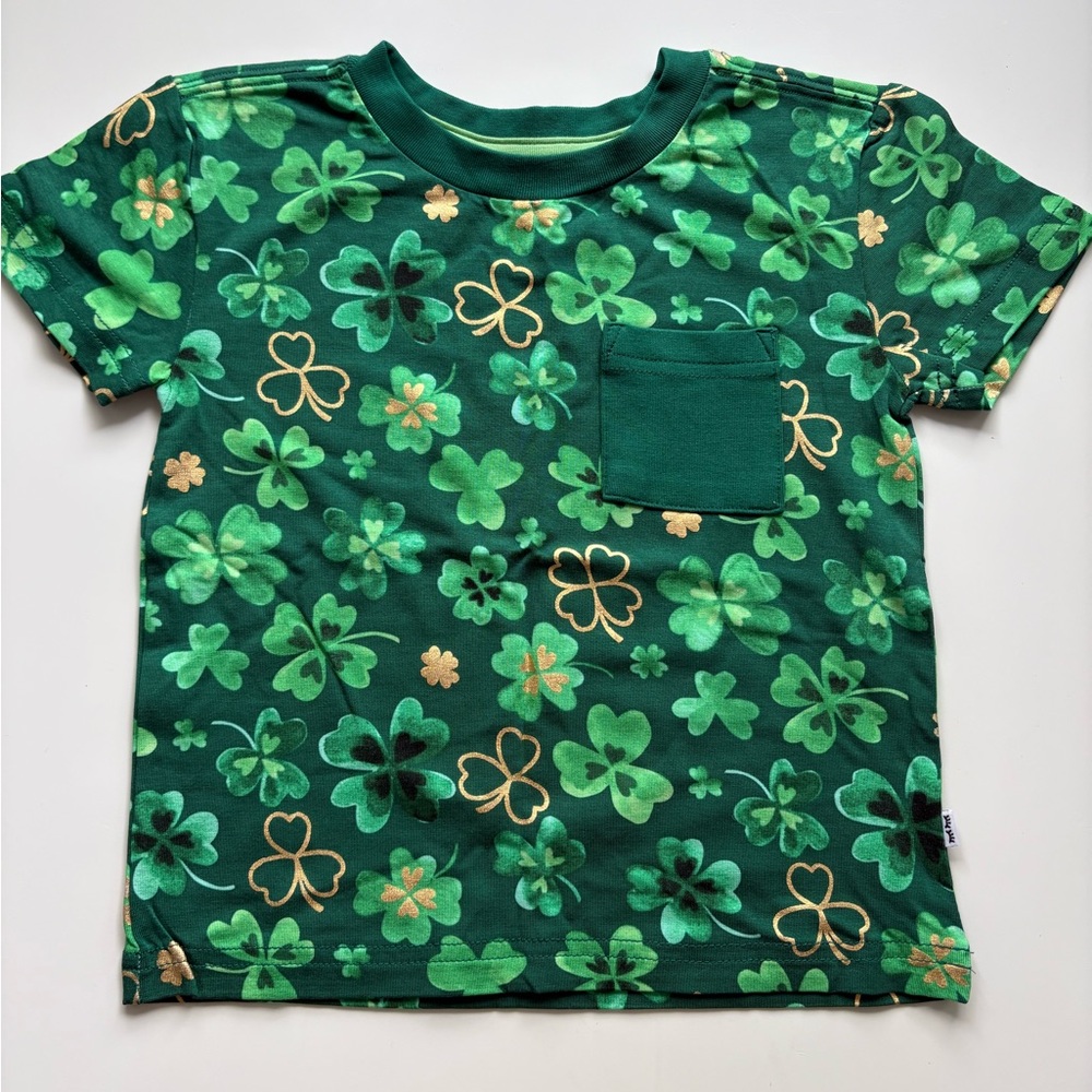 Little Sleepies Bamboo PLAY Tee 🍀 Irish / Clover
